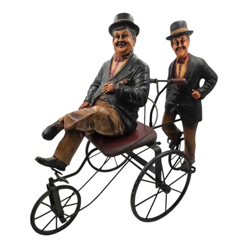 Laurel hardy tandem bicycle - hardy,