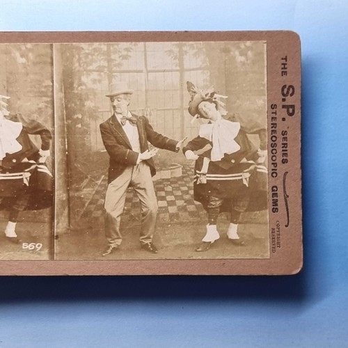 Victorian theatre stereoview - theatre,