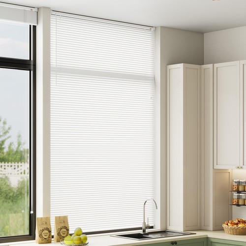 Pvc window blinds white home - blinds,