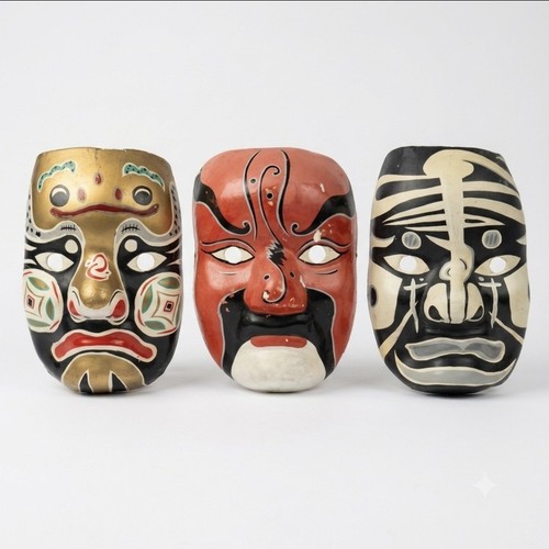 Chinese papier mache opera - papier,