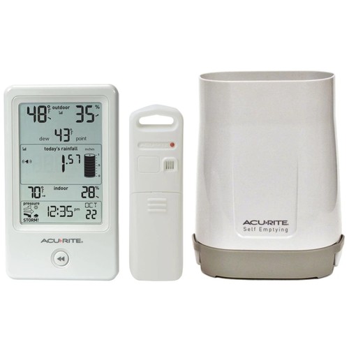 Wireless rain gauge with - wireless,