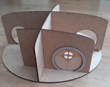 Circular Basic Blank 4 Room