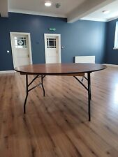 LARGE ROUND TABLES (1.5m) seats 6-8 folding legs, events conferences 6 available
