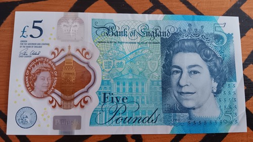 Five pound note ak47 - five,