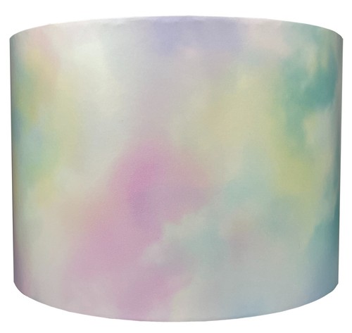 Iridescent cloud lampshade - lampshade, or