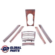 Mercedes W164 Interior Trim Cover Strip Panel Walnut Burl Wood Set A1646808607