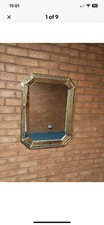 Vintage Spanish Venetian Mirror Hollywood Regency Style 
