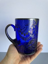 Vintage Cobalt Blue Large
