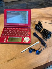 Japanese & Chinese Electronic Dictionary Casio Ex-Word XD-SF7300, Red, Used, UK