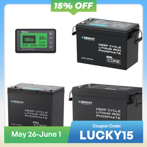 Renogy 100 200 - renogy, 12v