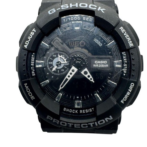 Casio shock 110ts black - ga-110ts,