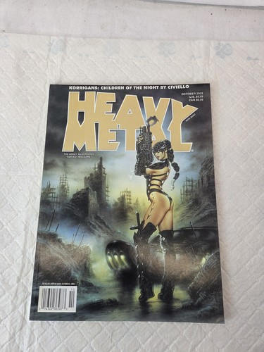 Heavy metal magazine - magazine, october