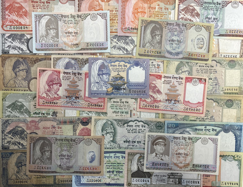 Nepalease rupee bank - nepalease, notes