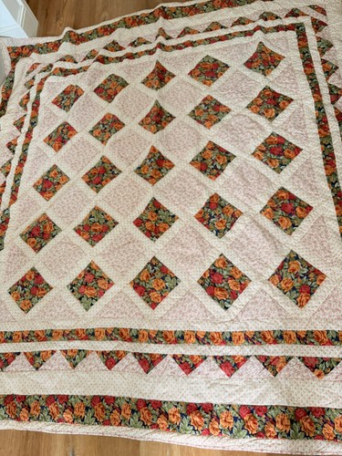 Vintage patchwork quilt - vintage,