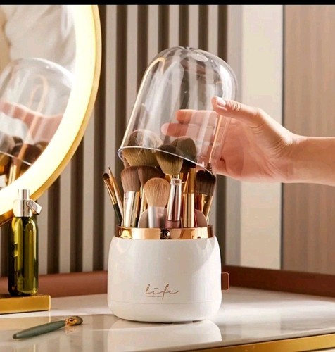 Makeup brush storage organizer - makeup,
