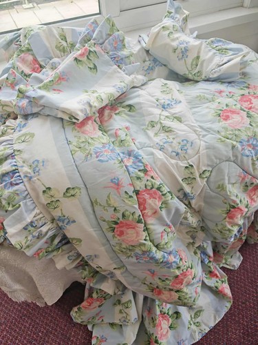 Vintage laura ashley double - ashley,