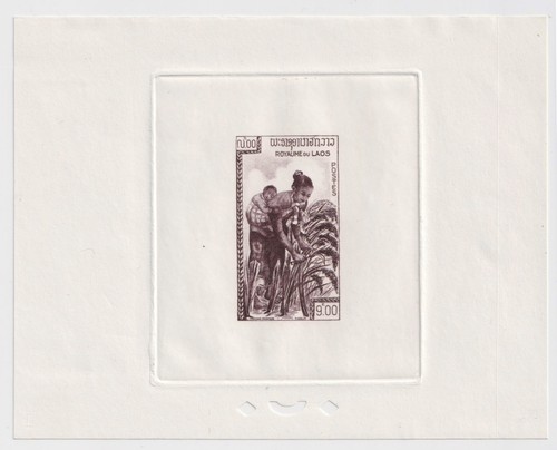 Laos 1963 131 trial - mi, print
