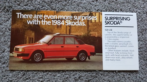 Skoda 105 120 - 120, sales