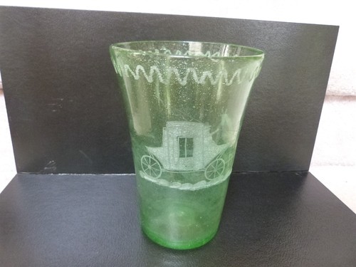 Antique stiegel type - type, green