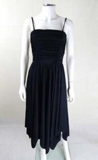 Vintage Dress 1970s Black