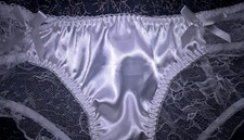 Sexy White Satin Front
