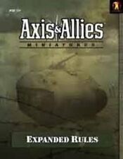AXIS & ALLIES MINIATURES GAME EXPANDED RULES PACK WITH MAPS, CHEAP!!!!!