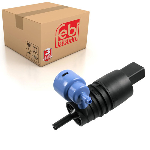 Front windscreen washer pump - front,