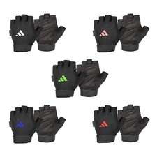 Adidas Adjustable Essential Gloves Weight Lifting Fitness Training Gym Workout