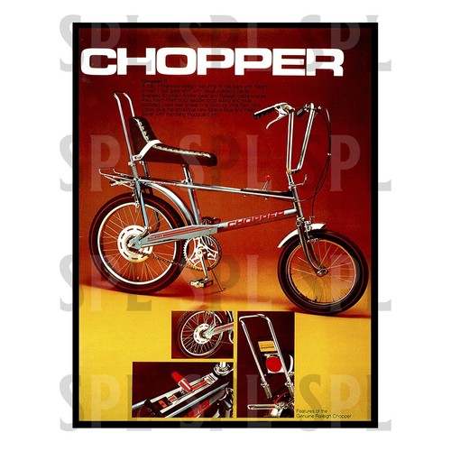Chopper raleigh bike - bike, metal