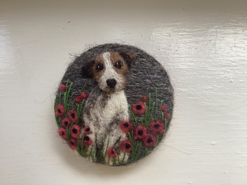 Needle felt brooch jack - needle,