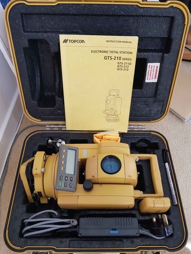 Topcon gts 212 total station - total,
