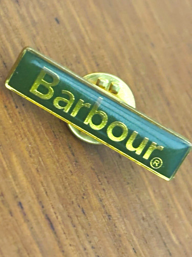 Barbour enamel pin badge - enamel,