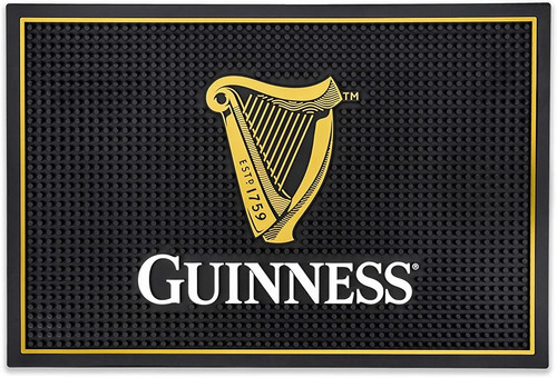 Guinness bar and spill mat - and,
