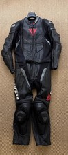 Dainese 2 piece black leathers