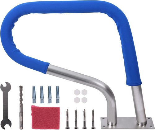 Stainless steel pool handrail - steel,