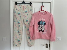 Disney pink mix long sleeve pyjamas size M