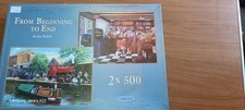 Gibson's 2x500 Piece Jigsaw Puzzle From Beginning To End.  Cadburys