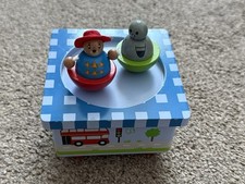 Paddington Wind Up Music Box With Paddington and Pigeon Characters 