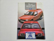 FORD ESCORT MK4 VAN LAUNCH
