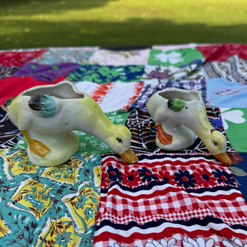 Vintage ceramic duck - vintage,