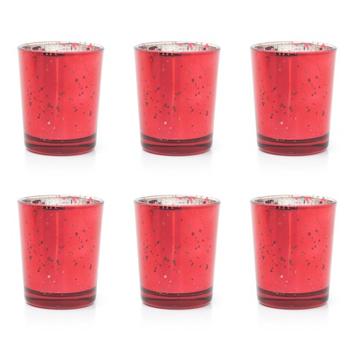 Pack red mercury - of, glass