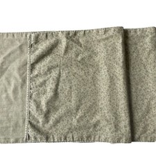 Laura Ashley Table runner Sage green Double Sided Uni/Wild Clematis 40x150cm