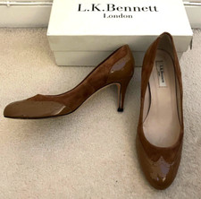 L.K. Bennett Patent Court Shoe