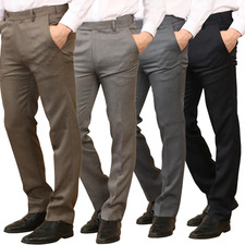 MENS TROUSERS HIDDEN ELASTIC
