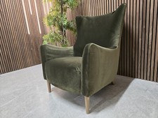 Clubbins Accent Chair In Wine Bottle Clever Velvet RRP-£1495