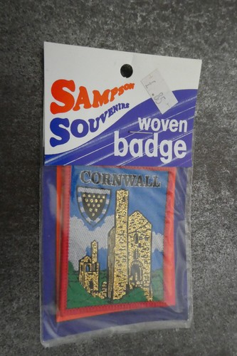 Cornwall woven cloth patch - woven,