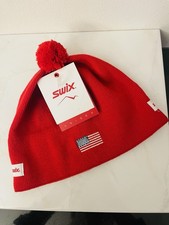 SWIX Ski Hat Red American Flag