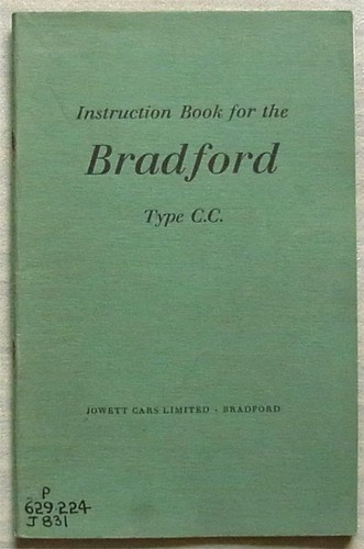 Jowett bradford type cwt - 10,