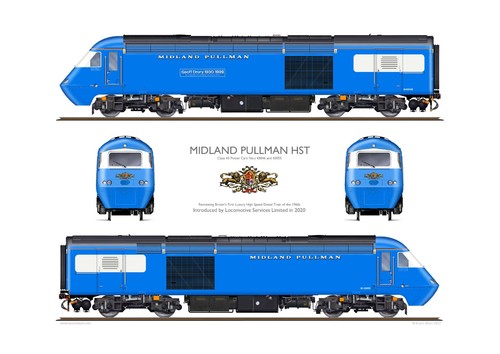 Midland pullman hst print - pullman,
