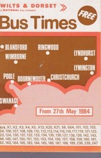 WILTS & DORSET BUS TIMETABLE